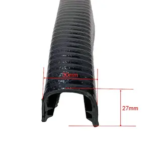 30*27mm Anti-noise U shape PVC edge trim car door edge protecting pinchweld rubber trim seal strip