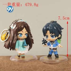 7 pièces Soul Land porte-clés génération 2 Tang San Xiao Wu Dai <span class=keywords><strong>Mu</strong></span> Bai Zhu <span class=keywords><strong>Qing</strong></span> Rong Rong sac breloque - Product Image 2