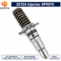 Injecteur de moteur diesel BOSTEN 3512A 4P9075 4P-9075 4P-9077 4P9077 7E6408 pour C-AT