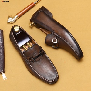 Nouvelles Chaussures Formelles Britanniques Décontractées de Luxe pour Hommes, en Cuir Oxford, Fabriquées à la Main, Imperméables, Amortissantes, Antidérapantes, Intemporelles, à Enfiler - Product Image 6