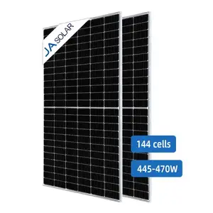 JA太阳能电池板供应460W JAM72S20 460/MR半电池单晶470W 450W 460W光伏电池板现货销售