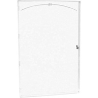 Cadre de présentation de luxe en acrylique pour maillot de football/hockey ou moto, avec protection UV à 98 %, durable, noir