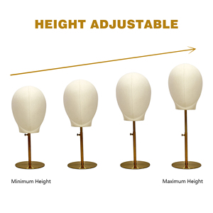 Thiết kế ban đầu sợi nhỏ mannequin Head nam và nữ Head form hat Headband tóc giả kính mát hiển thị với Vòng cơ sở - Product Image 3