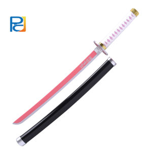 Épée <span class=keywords><strong>Katana</strong></span> Anime en <span class=keywords><strong>Bois</strong></span> de Bambou et Plastique de 78 cm pour <span class=keywords><strong>Demon</strong></span> <span class=keywords><strong>Slayer</strong></span> Tsuyuri Kanawo Kimetsu No Yaiba, Cadeau RDL avec Logo Personnalisé - Product Image 1