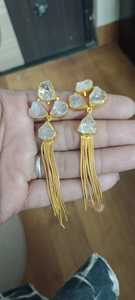 Haute qualité 18K plaqué or laiton bohême boucles d'oreilles goutte unisexe bijoux de mode Lavie Jewelz - Product Image 6