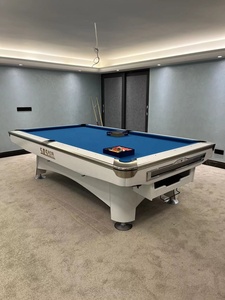 High Quality Modern <strong>Carom</strong> Billiard <strong>Table</strong> Solid Wood Legs Green Cloth High Quality Slate Rubber Cushions Leather Ball Return Pool - Product Image 5