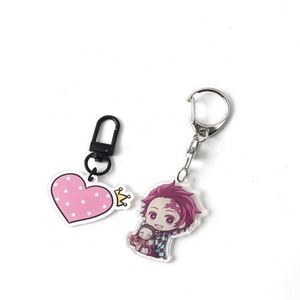Wholesale Custom Acrylic <b>Keychain</b> Clear <b>Anime</b> Printed Acrylic Charm Plastic <b>Keychain</b> - Product Image 2