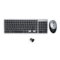 Kombo Keyboard dan Mouse Nirkabel 7 Warna Backlit dan Keyboard Nirkabel Fungsi Tinggi Satu Kabel untuk Mouse dan Keyboard