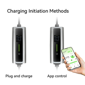 Cargador Portátil para Vehículos Eléctricos de 3.5kW Tipo 2 para Apartamentos en <span class=keywords><strong>Alquiler</strong></span> con Certificación CE TUV, Enchufe Schuko de 16A, EVSE Listo para Enviar, Entrega Rápida - Product Image 4