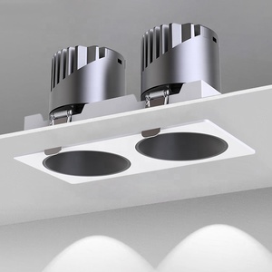 ไฟดาวน์ไลท์ LED ทรงสี่เหลี่ยม 7W 10W 12W หัวคู่ T Zigbee Tuya  15W  แบบฝังในอาคาร  พร้อมตัวเรือนกันน้ำ <span class=keywords><strong>IP44</strong></span> - Product Image 1