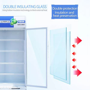 Refrigerators & <b>Freezers</b> Beverage Drinks Display Commercial Supermarket Glass Door Cooler Refrigerator 01.PJG.01.010 01.PJG.01.0 - Product Image 4