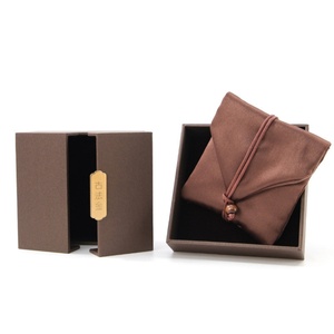 Custom Oriental Wooden Jewelry <b>Gift</b> <b>Box</b> Luxury <b>Brown</b> Rectangle Square Shape Case Patterned Luxury Packaging - Product Image 6