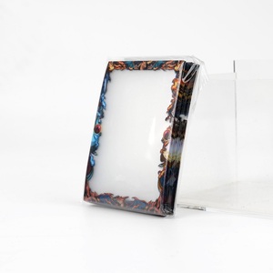 New Style Snap Lock <b>Card</b> Cover Dragon Art Design Tear Resistant Plastic <b>Card</b> Sleeve Portable Game <b>Card</b> <b>Protector</b> for Daily Use - Product Image 3