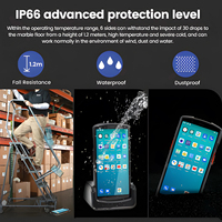 Terminal Portátil Industrial Inalámbrico con WiFi 4G, Android 10.0, Lector de Códigos de Barras RFID, PDA, IP66, NFC 5.0, HS60