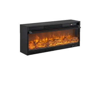 Cheminée électrique murale encastrée avec simulation de <span class=keywords><strong>flamme</strong></span> musicale, chauffage, contrôle par application smartphone, thermostat réglable, pour <span class=keywords><strong>la</strong></span> maison - Product Image 5