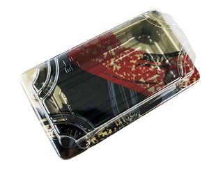Mini boîte à <span class=keywords><strong>sushi</strong></span> japonaise plateau PET jetable en plastique de qualité alimentaire avec couvercle pour emporter nouilles pizzas et <span class=keywords><strong>sushi</strong></span> - Product Image 2