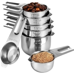 Ensemble Premium de 14 Outils de Mesure de Cuisine Professionnels Portables et Durables pour Mesurer les Liquides et les Ingrédients Secs, Ensemble de Tasses et Cuillères à Mesurer - Product Image 6