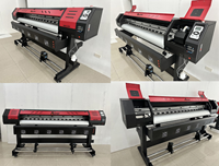 Máquina de Impresión Textil por Sublimación de Rollo a Rollo de 1.8 Metros con Cabezal I3200, Impresora de Transferencia Térmica de Inyección de Tinta para Tela de Poliéster
