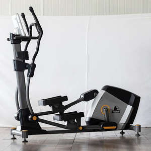 Machine <span class=keywords><strong>elliptique</strong></span> manuelle commerciale |   <span class=keywords><strong>Elliptique</strong></span> de haute performance avec freinage magnétique et écran LED pour entraînement cardio en salle de sport - Product Image 1