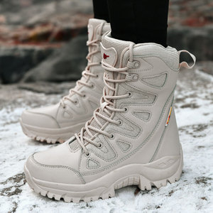 Nouvelles <span class=keywords><strong>bottes</strong></span> de randonnée montantes Keshang pour l'automne et l'hiver, style couple, chaussures d'entraînement chaudes pour la neige, grande taille, transfrontalières - Product Image 4
