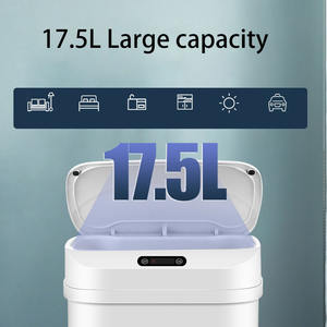 Nuevo Cubo <span class=keywords><strong>de</strong></span> <span class=keywords><strong>Basura</strong></span> Inteligente Plegable con Sensor <span class=keywords><strong>de</strong></span> Inducción para el Hogar, Sala <span class=keywords><strong>de</strong></span> Estar, Dormitorio, Cocina, Cubo <span class=keywords><strong>de</strong></span> <span class=keywords><strong>Basura</strong></span> Automático Creativo - Product Image 5