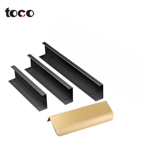Toco meubles en aluminium L bord <span class=keywords><strong>de</strong></span> l'<span class=keywords><strong>armoire</strong></span> profils <span class=keywords><strong>de</strong></span> cuisine <span class=keywords><strong>armoire</strong></span> <span class=keywords><strong>salle</strong></span> <span class=keywords><strong>de</strong></span> bains porte principale plaque longue <span class=keywords><strong>poignée</strong></span> <span class=keywords><strong>de</strong></span> porte - Product Image 4