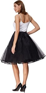 <span class=keywords><strong>Sottogonna</strong></span> da Donna Stile Anni '50, Tutu Natalizio a 3 Strati - Product Image 6