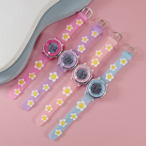 <span class=keywords><strong>Led</strong></span> điện tử đồng hồ kỹ thuật số cho trẻ em với thể thao phim hoạt hình thiết kế không thấm nước Chronograph Đồng hồ báo thức & ánh sáng đầy màu sắc - Product Image 2