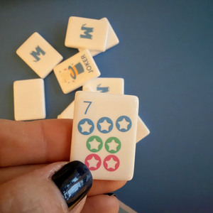 Juego de Mahjong Moderno con Temática Animal, Directo de Fábrica, con Etiquetas y Números en Inglés, Mini Juego de Fichas de Mahjong Americano para Niños y Familias - Product Image 2