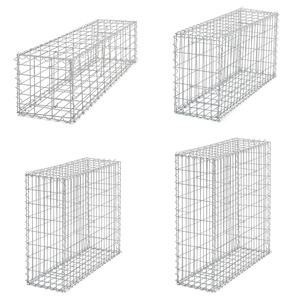 Panier <span class=keywords><strong>Gabion</strong></span> en Treillis Soudé Galvanisé à Chaud Revêtu de Galfan 4mm 200x100x50 Boîtes en Treillis Résistantes à l'Eau Facilement Assemblables pour la Pierre - Product Image 1