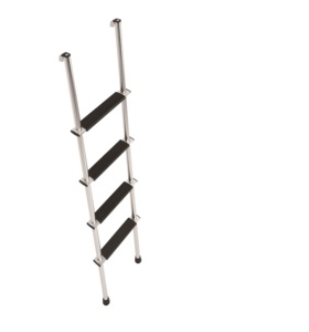 Escalera <span class=keywords><strong>De</strong></span> Litera interior <span class=keywords><strong>de</strong></span> aluminio plateado y negro <span class=keywords><strong>de</strong></span> <span class=keywords><strong>66</strong></span> "para escalera <span class=keywords><strong>de</strong></span> litera <span class=keywords><strong>de</strong></span> remolque <span class=keywords><strong>de</strong></span> caravana RV - Product Image 1
