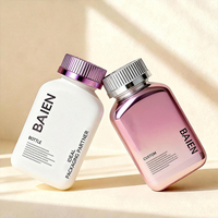 Médecine en vrac Capsules de pilules carrées blanches Récipient en plastique Bouteilles de vitamines vides avec couvercle à déchirure facile/bouchon à vis de sécurité