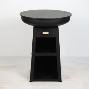 Brasero extérieur de haute qualité en acier au carbone, facile à assembler, avec cendrier et plaque chauffante - Product Image 4