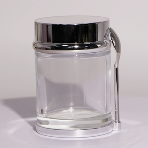 Barattoli in Vetro Trasparente di Lusso all'Ingrosso con Coperchio a Vite Oro/Argento 30g 50g 80g per Contenitori Cosmetici <span class=keywords><strong>100</strong></span> <span class=keywords><strong>ml</strong></span> Vasetti per Crema - Product Image 4