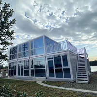 SKYLINE, fabricant de maisons conteneurs pliables au design épuré, bureau préfabriqué, maison modulaire en kit, mini-maison portable, bâtiment en acier
