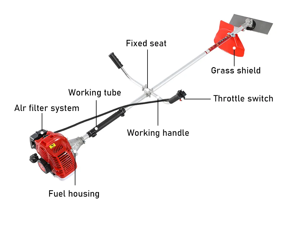 Decespugliatore professionale a benzina 4 tempi zaino erbaccia wacker decespugliatore decespugliatore prezzo