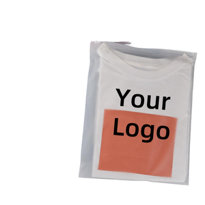 Custom Frosted PVC Slider Pouch Waterproof Reusable <b>Zip</b> Lock Packaging <b>Bag</b> for Textile Clothing Garment - Product Image 1