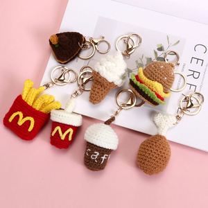Juguetes de Ganchillo Personalizados, Comida en Miniatura Realista, Amigurumi Tejido a Crochet, Peluche de Hamburguesa, Llavero 3D - Product Image 2