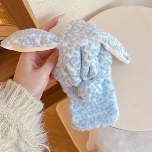 Custodia per telefono in peluche 3D con leopardo e coniglietto, con <span class=keywords><strong>cover</strong></span> frontale rimovibile, per <span class=keywords><strong>iPhone</strong></span> 13 14 15 16 17 Pro Max - Vendita all'ingrosso - Product Image 6