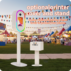 Funsbooth Yüksek Kaliteli Taşınabilir Hafif Ipad Dslr Fotoğraf Kabini Gövdesi Halka Işık ile Satılık - Product Image 2