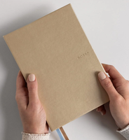 Carnet à couverture rigide personnalisé avec logo, format A5, gravure au laser PU, cadeau unique, carnet de notes, journal, planificateur