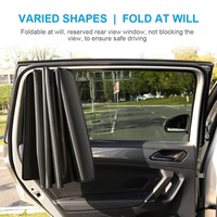 Couverture de pare-soleil de fenêtre de voiture d'été Pare-soleil magnétique puissant pour un ombrage complet Couverture de protection magnétique opaque