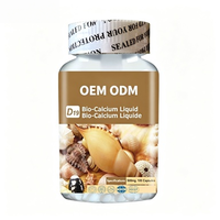 Capsules de suppléments de calcium bio et de vitamines D3/K2 à base de plantes OEM ODM pour soutenir la santé osseuse et l'énergie chez les adultes et les femmes enceintes