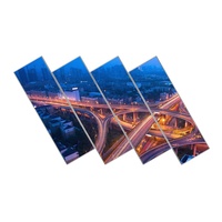 Créatif d'intérieur Led p10 P3, panneau d'affichage numérique miroir pour vitrine murale suspendue couleur, fabrication d'écran vidéo