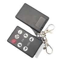 Personalizado grabadora de voz hablar ventilador Universal 8 Metro llavero Mini Control remoto