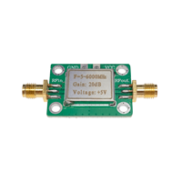 Modul Penguat RF 5MHz hingga 6GHz 20dB Berkualitas Handal, Penguat Sinyal Broadband 5V Female untuk Uji RF