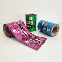Paquet d'aliments avec Film plastique, 50 pièces, emballage Flexible en forme d'écrou torréfié