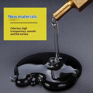 Colle thermofusible de type <span class=keywords><strong>pistolet</strong></span> à colle, à haute viscosité, recouverte d'un film <span class=keywords><strong>acrylique</strong></span>, super adhésive, jaune, pour la fermeture de boîtes d'emballage et la fixation de vernis. - Product Image 3