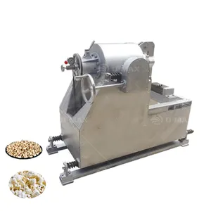 Hot air flow steam puffed rice corn grain popper machine sorghum cereal wheat corn puffing machine