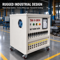 Unité de traitement thermique post-soudage contrôlée de haute précision de type transformateur TDWK-D-100KVA pour préchauffage de soudures sur site